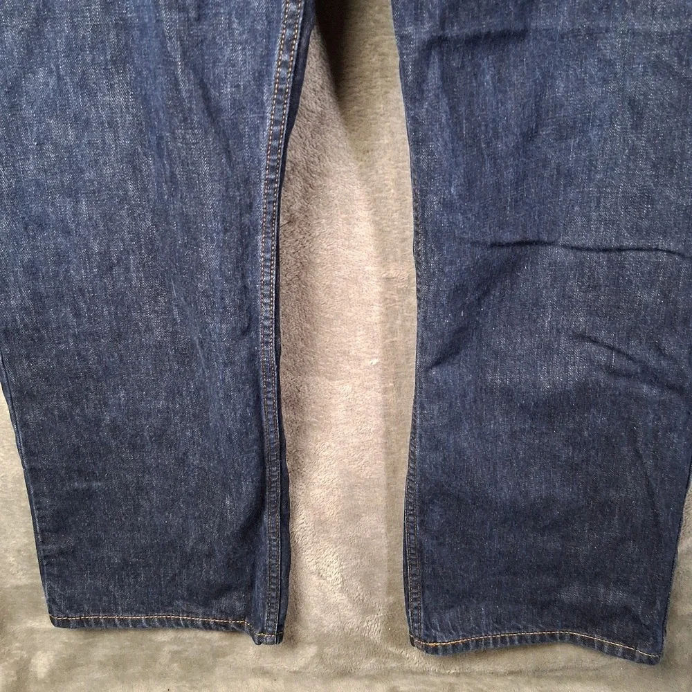 Levis 569 Jeans Men Size 38x30 Dark Blue Loose Straight Mid-Rise 5 Pocket Casual
